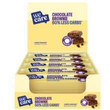 WeCare Lower Carb Bar Chocolate Brownie 15 X 60 gram