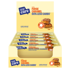WeCare Lower Carb Bar Fudge Caramel 15 X 60 gram