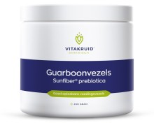 Vitakruid Guarboonvezels Sunfiber&reg; Hoogwaardige Prebiotica 450 Gram