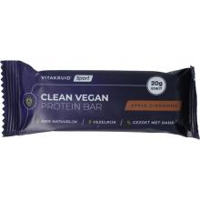 Vitakruid Clean Vegan Protein Bar - Apple Cinnamon Los 1reep &agrave; 80 gram gr