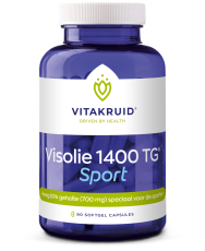 Vitakruid Visolie 1400 TG Sport met D3 90 Softgels
