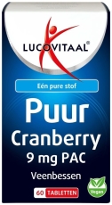 Lucovitaal Cranberry Puur 9 mg PAC 60 Tabletten