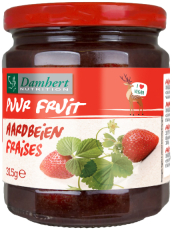 Damhert Puur Fruit Confituur Aardbei 315 Gram