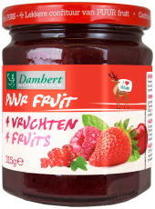 Damhert Puur Fruit Confituur Vier Vruchten 315 Gram