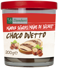 Damhert Chocopasta Duetto Minder Suikers 200 Gram