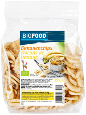 biofood Bananenchips Bio 250 Gram
