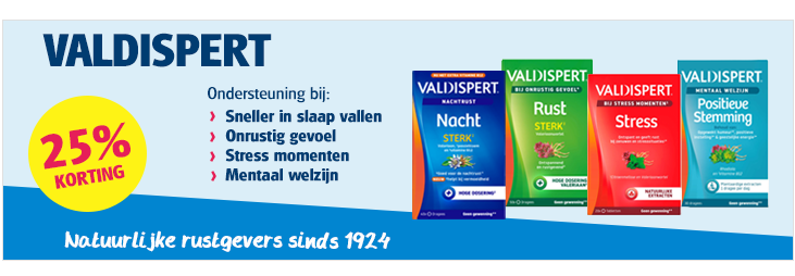 25% korting op Valdispert!