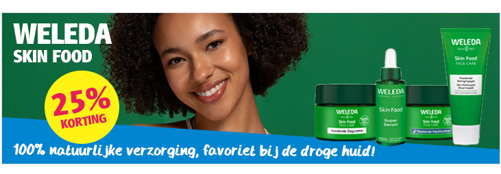 25% korting op Weleda!