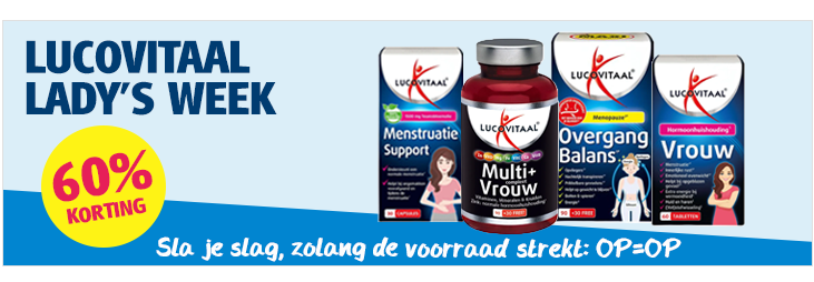 60% korting op Lucovitaal!