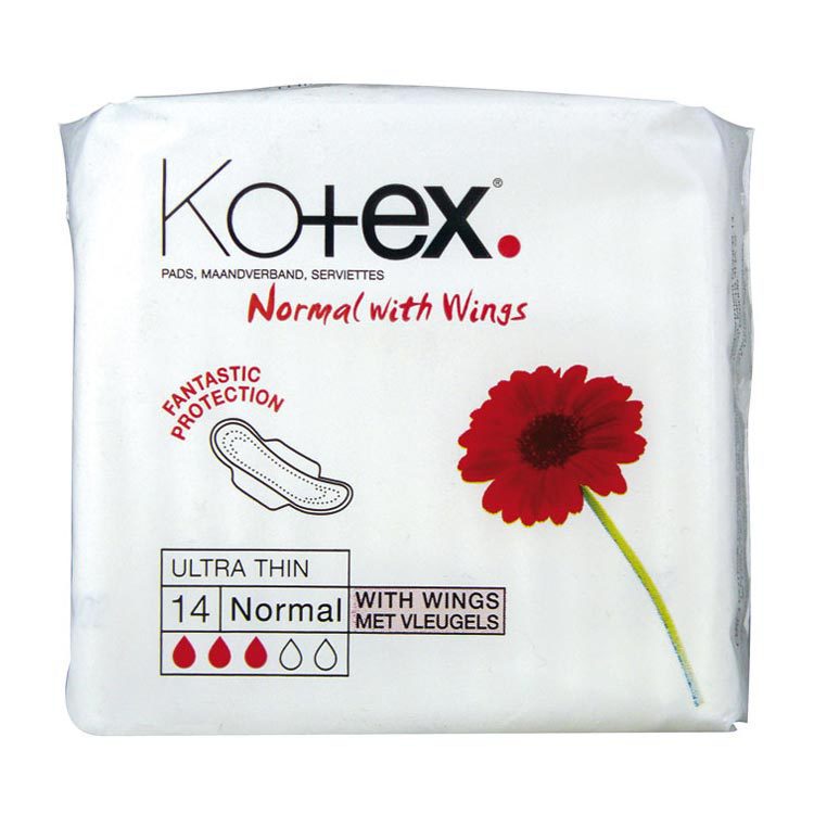 Kotex Maandverband normal plus ultra dun 14 stuks