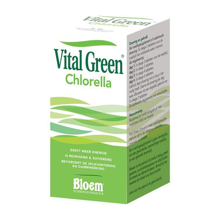 Goedkoopste Bloem Chlorella vital green 600tab