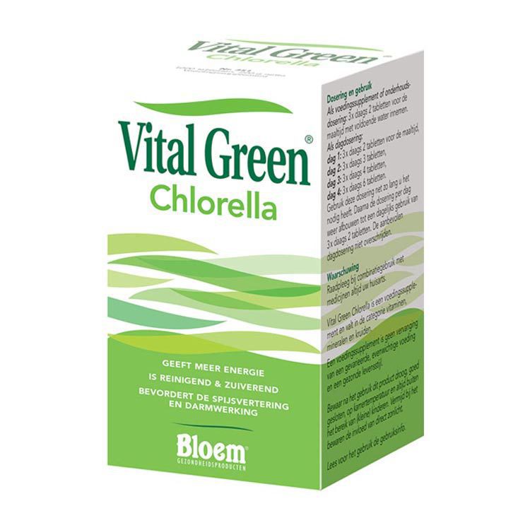 Goedkoopste Bloem Chlorella vital green 1000tb