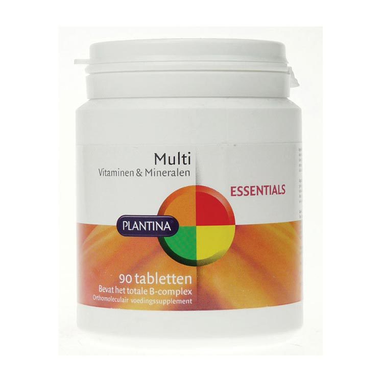 Plantina Essentials Multi Vitaminen & Mineralen tabletten | Voordelig online | Drogist.nl