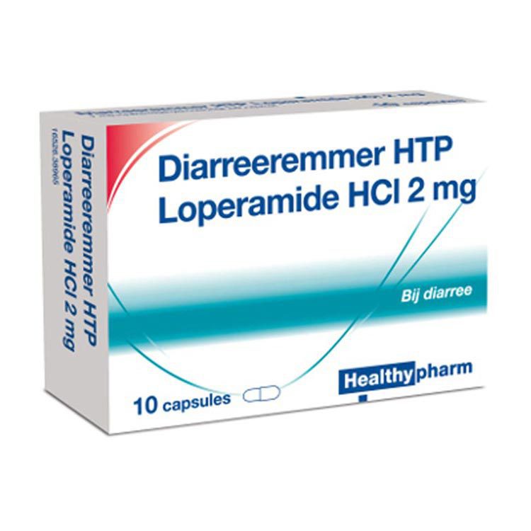 Goedkoopste Healthypharm Diarree remmer 2mg/loperamide 10cap