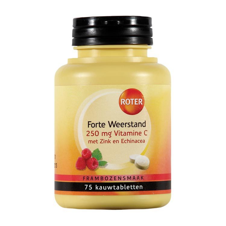 binnenplaats Hoes Verplicht Roter Vitamine C Weerstand Forte 250mg 75 tabletten | Voordelig online  kopen | Drogist.nl