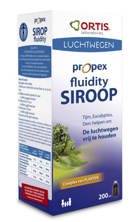 Ortis Propex fluidity siroop 6 x 200ml