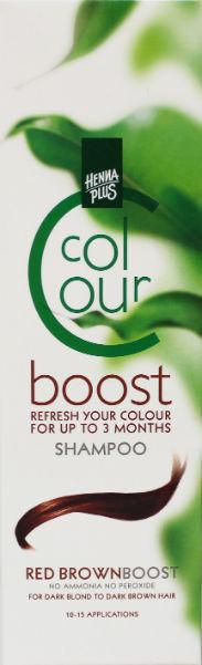 Hennaplus Kleurshampoo colour boost red brown 200ml