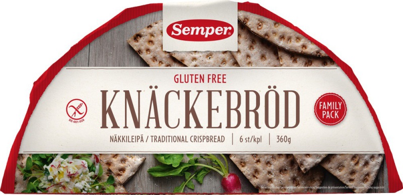 Semper Soft Knackebrod halvemaan 360gr