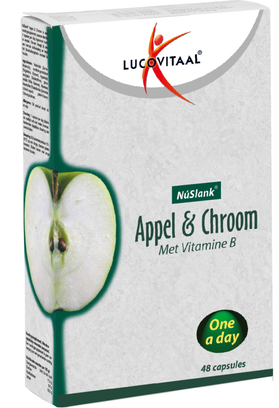 Lucovitaal Nu slank appel en chroom 48 capsules
