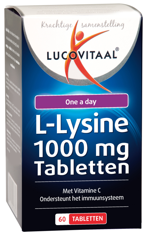 Goedkoopste Lucovitaal L-lysine 1000mg 60 tabletten