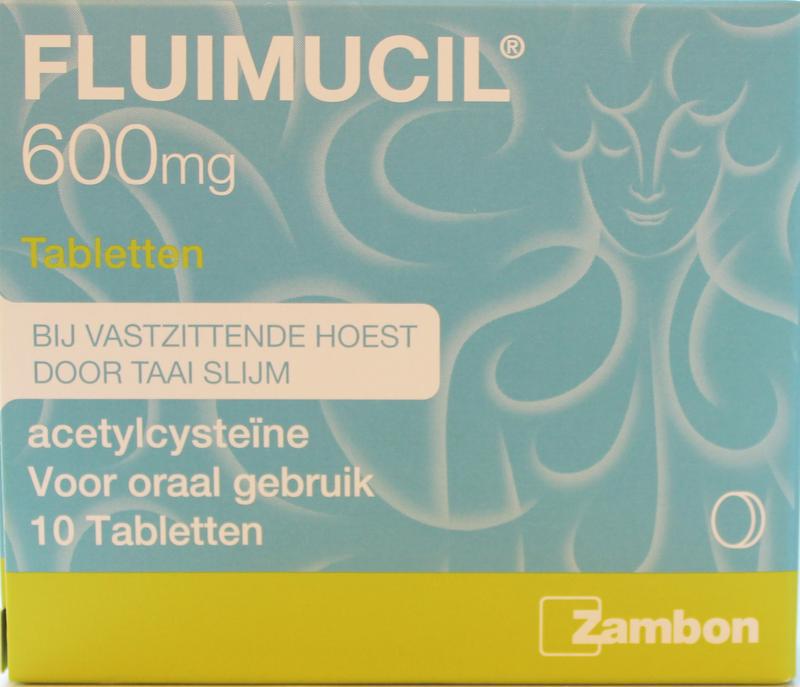 Goedkoopste Fluimucil Fluimucil 600 mg 10tab