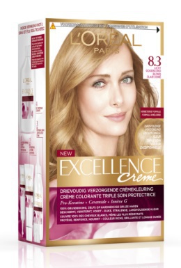 grind Betrouwbaar absorptie L'Oréal Paris Excellence Crème Lichtblond 8.3 | Koop Je Voordelig Online |  Drogist.nl