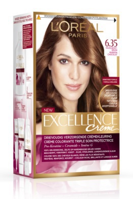 Haarkleuring Kopen? L'Oréal Paris Excellence Hazelnootbruin 6.35 | Drogist.nl