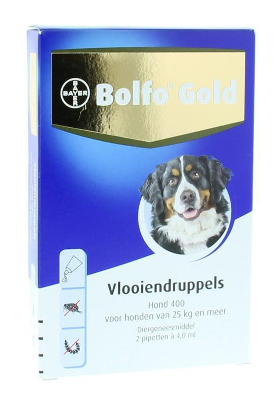 Goedkoopste Bolfo Druppels hond >25 kg 400 2x4ml