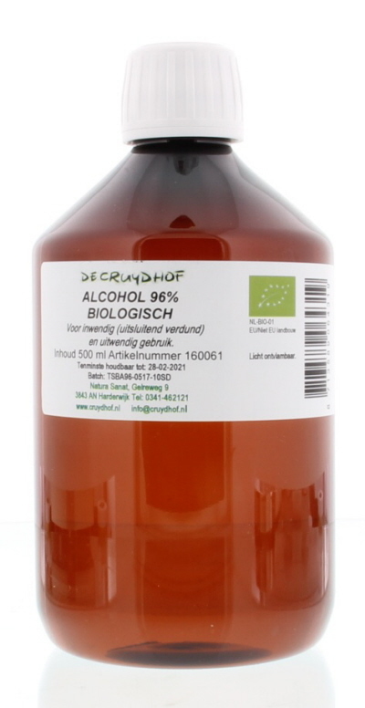 Goedkoopste Natura Sanat Alcohol 96% inwendig & uitwendig 500ml