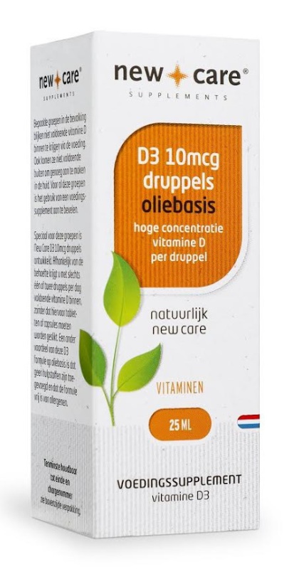 New Care Vitamine D3 10Mcg Oliebasis 25Ml new care kopen in de aanbieding New Care Vitamine D3 10Mcg Oliebasis 25Ml new care kopen in de aanbieding