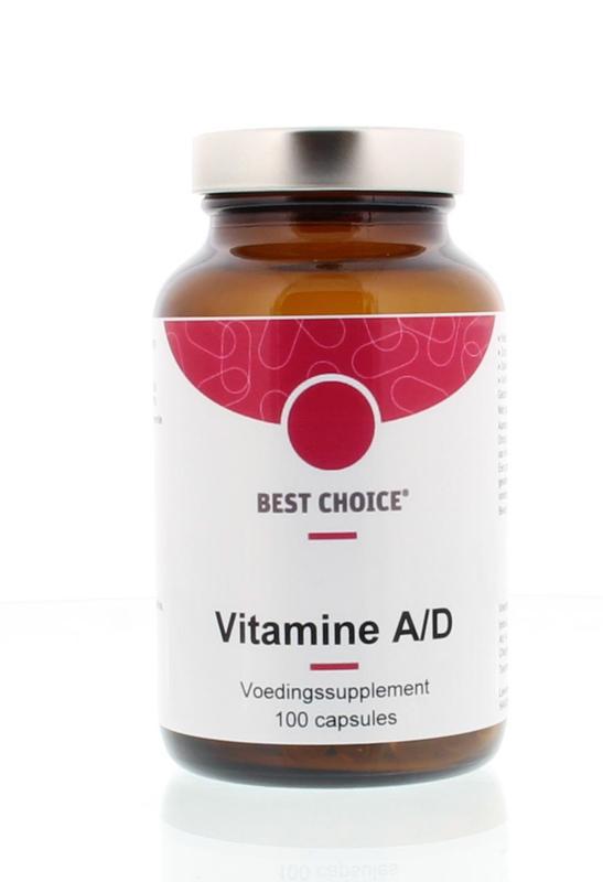 Voorlopige bonen Bespreken Best Choice Vitamine A/D 100 capsules | Voordelig online kopen | Drogist.nl