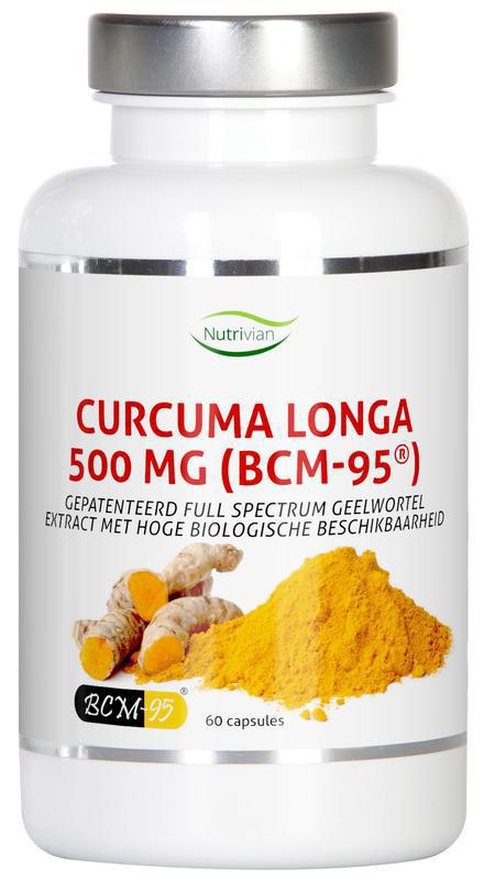 Nutrivian Curcuma longa 500mg capsules 60ca
