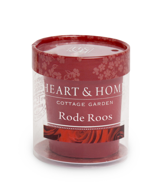 Heart & Home Votive - rode roos 1st