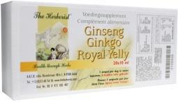 Goedkoopste Herborist Ginseng ginkgo royal jelly 10 ml 20x10ml