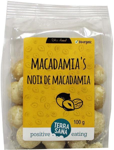Terrasana Raw macadamianoten gepeld 100g