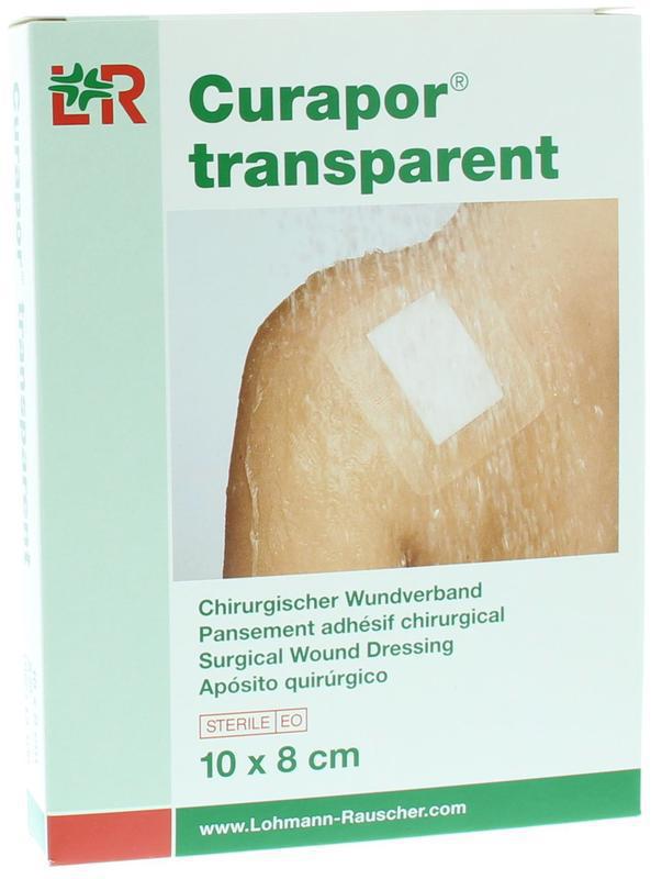Curapor Transparante pleister 10 x 8 cm steriel 5st