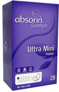 Goedkoopste Absorin Comfort finette ultra mini 28 stuks