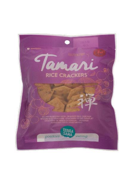 Terrasana Japanse bruine rijstcrackers eko 60g
