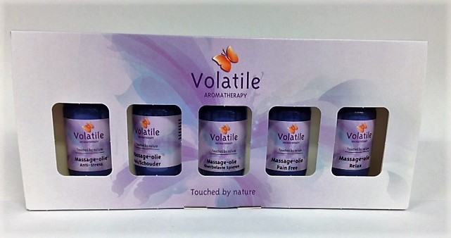 Volatile Cadeauverpakking massage sport 5x30ml