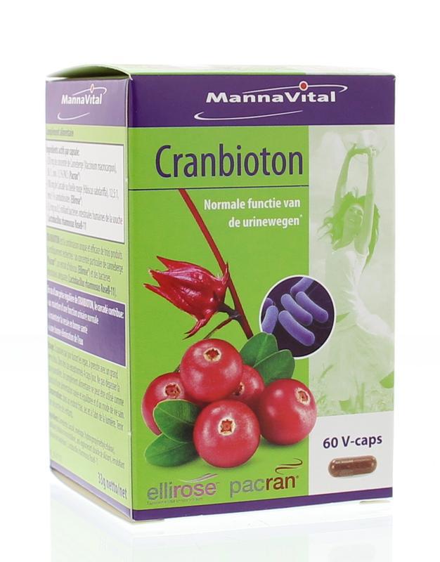 Goedkoopste MannaVital Cranbioton 60cap