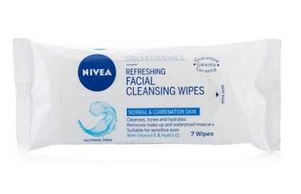 nivea 3in1 verfrissende reinigingsdoekjes mini 12 x 7 stuks