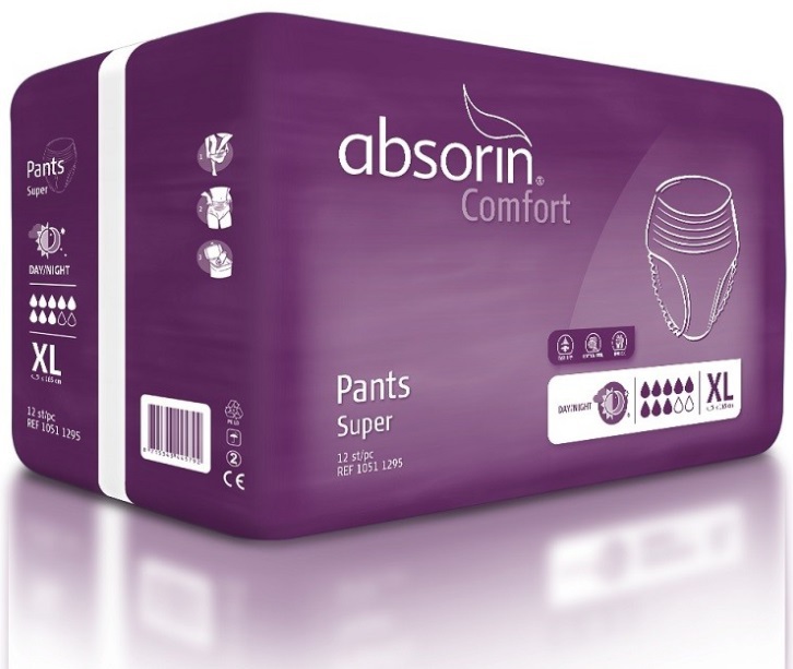 Absorin Comfort pants super xl tot 165 cm 12 stuks