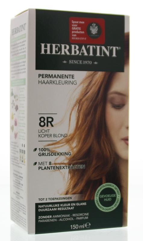 Herbatint Haarverf Licht Koperblond 8R 150 ml | Voordelig online | Drogist.nl