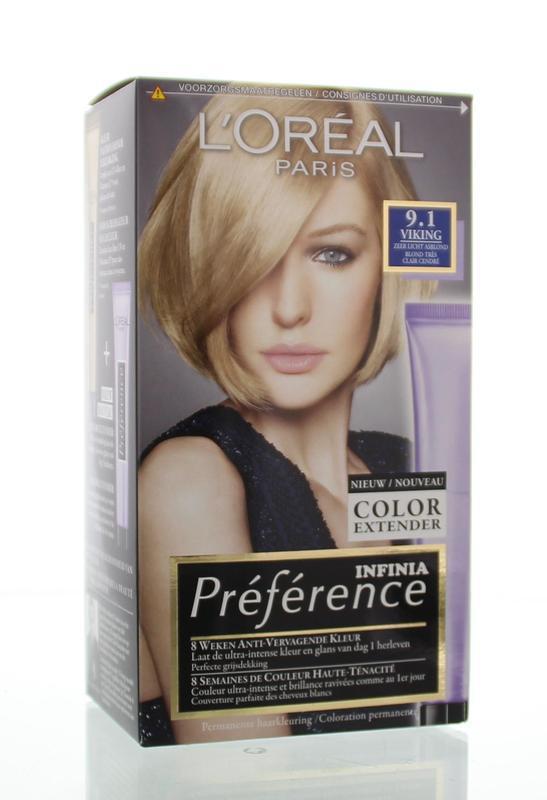 Landelijk Productief Koken L'Oréal Paris Preference Viking Zeer Licht Asblond 9.1 1st | Voordelig  online kopen | Drogist.nl