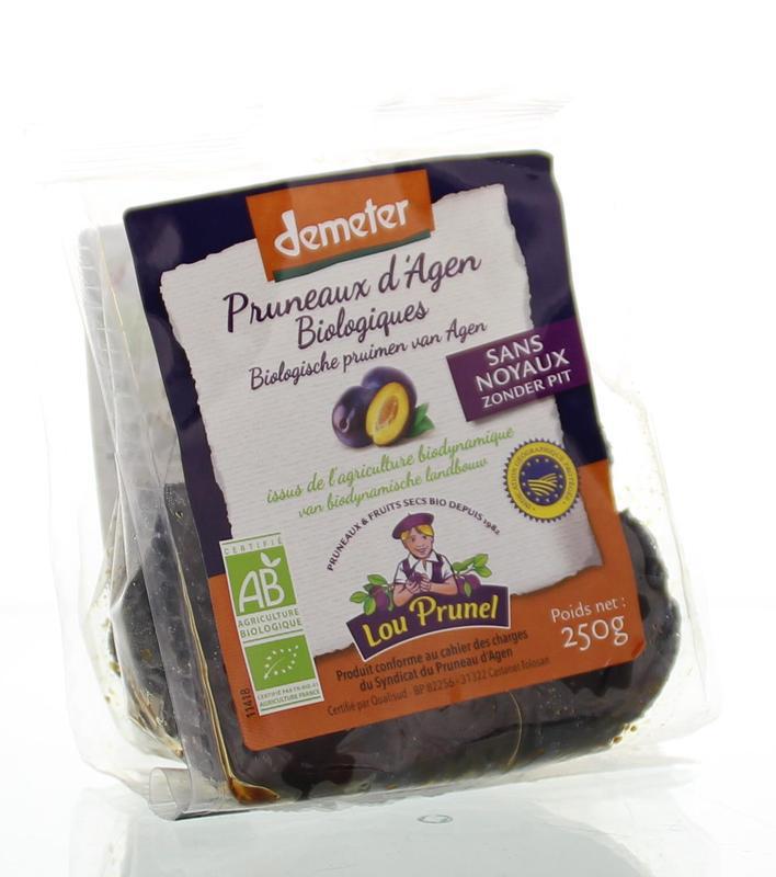 lou prunel Agen pruimen reuze ontpit demeter 250g