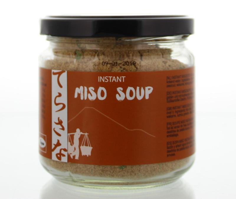 Terrasana Instant miso soep glas 200g