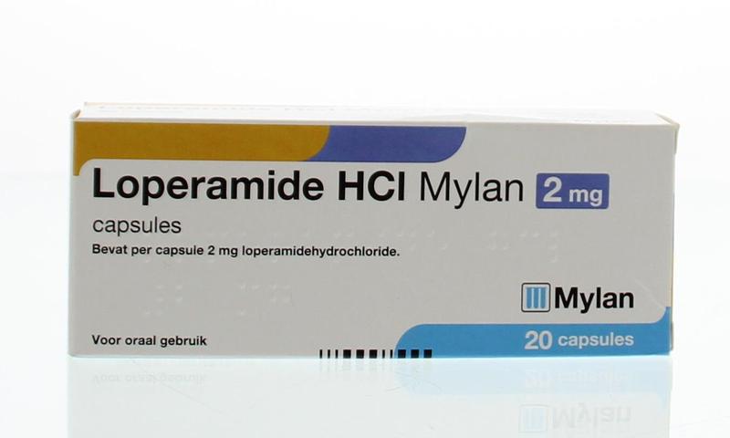 Goedkoopste Mylan Loperamide 2 mg 20ca