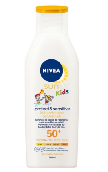Duizeligheid Atlantische Oceaan Aanklager Nivea Sun Kids Protect & Sensitive Zonnemelk SPF50+ | Voordelig online  kopen | Drogist.nl