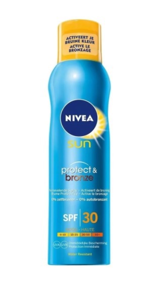 Nivea Sun protect & bronze vernevelende spray spf30 200ml