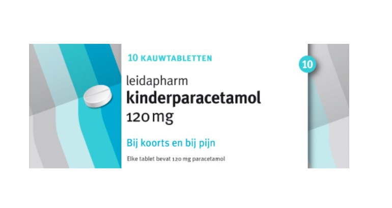 Goedkoopste Leidapharm Kinder paracetamol 120mg 10 tabletten
